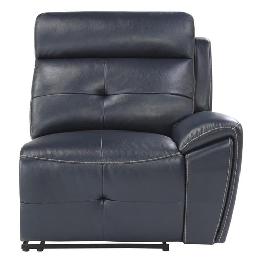 Homelegance Furniture Avenue Right Side Reclining Chair in Navy 9469NVB-RR image