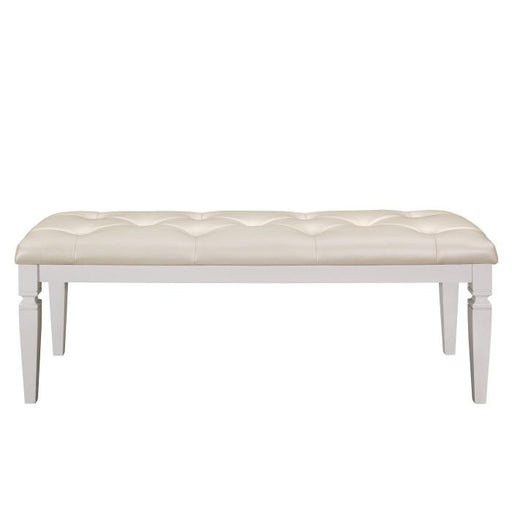 Homelegance Allura Bed Bench in White 1916W-FBH image