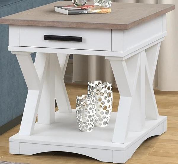 Parker House Americana Modern End Table in Cotton image