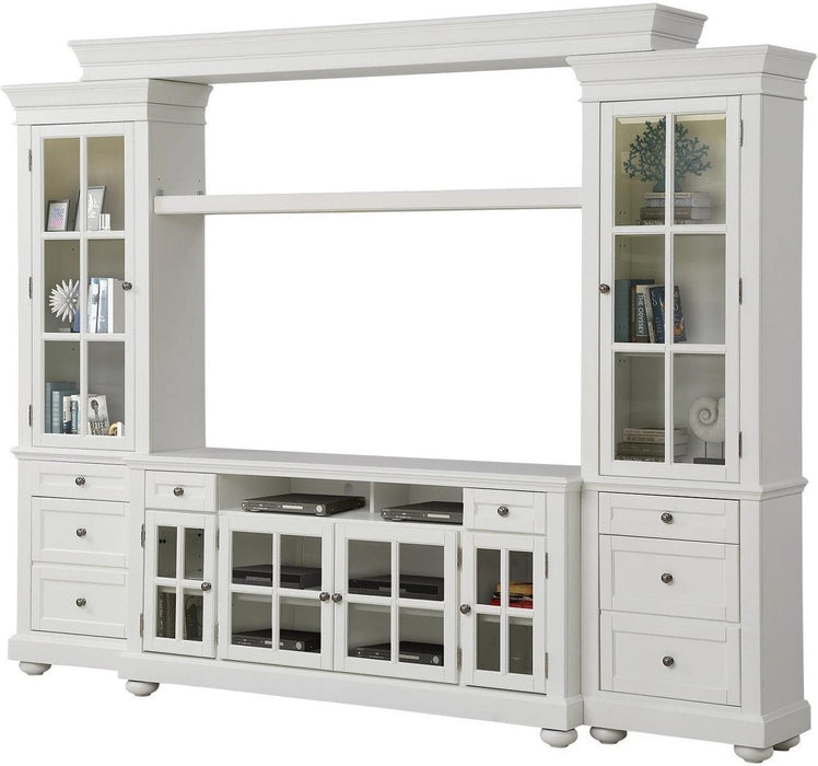 Parker House Cape Cod 4 Piece 63 in. TV Console in Vintage White image