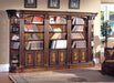 Parker House Huntington 5 Piece Library Bookcase Wall in Vintage Pecan image