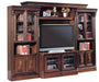 Parker House Huntington Expandable Glass Door Entertainment Wall in Vintage Pecan image