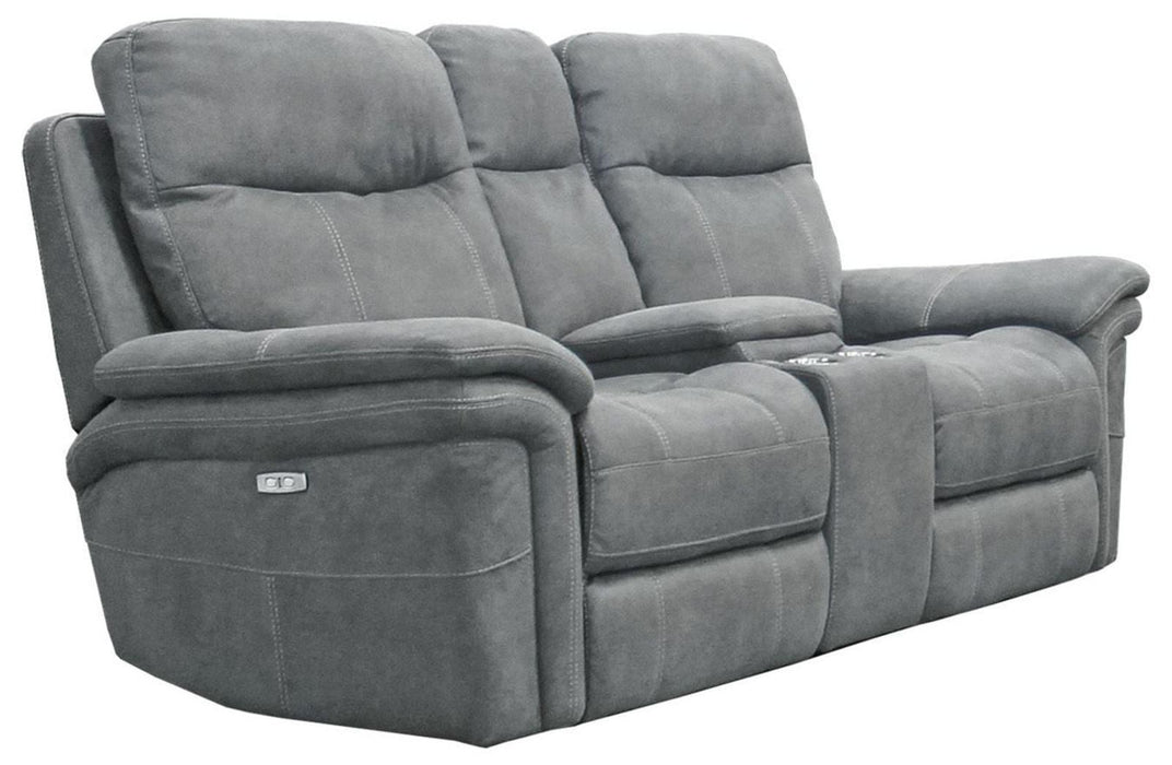 Parker House Mason Loveseat Dual Reclining Power with USB Charging Port and Power Hradrest in Carbon image