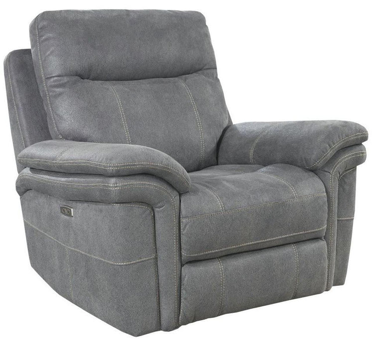 Parker House Mason Recliner Power with USB Charging Port and Power Hradrest in Carbon image