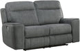 Parker House Parthenon Loveseat Dual Power with USB and Power Headrest in Titanium image