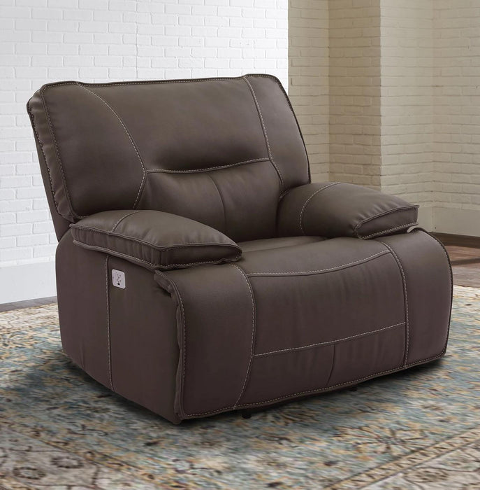 Parker House Spartacus Recliner Power with USB and Power Headrest in Chocolate image