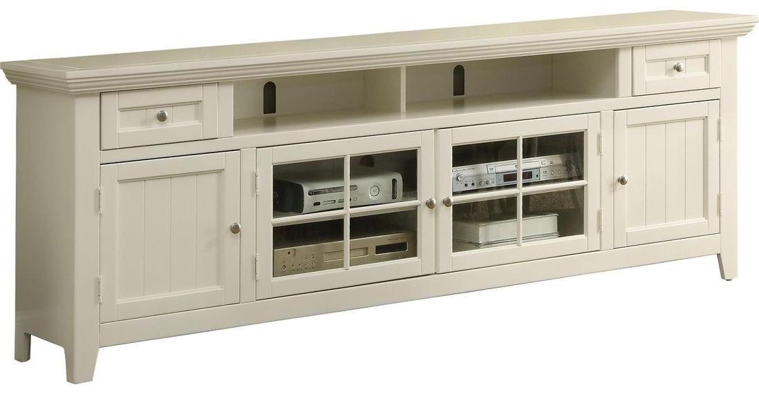 Parker House Tidewater 84" TV Console in Vintage White image