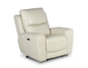 Steve Silver Laurel Leather Dual Power Recliner in Ivory image