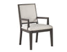 Steve Silver Mila Arm Chair in Washed Grey (Set of 2) image