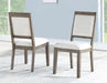 Steve Silver Molly Side Chair in Washed Grey Oak (Set of 2) image