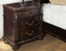 Steve Silver Monte Carlo 3 Drawer Nightstand in Cocoa image