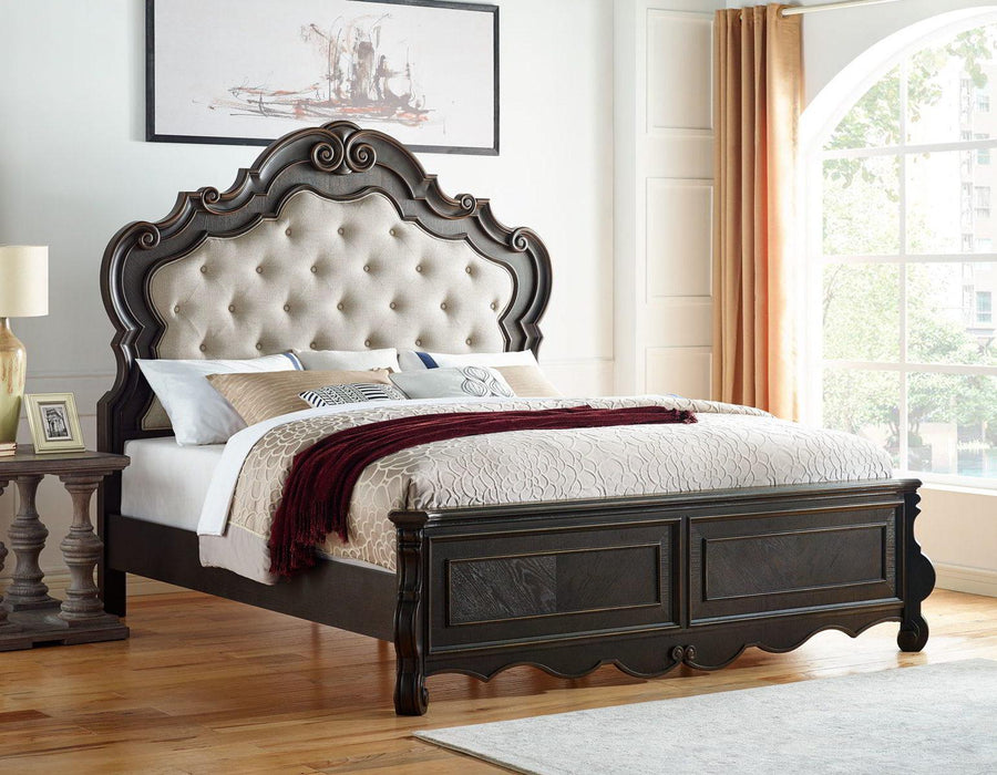 Steve Silver Rhapsody Queen Panel Bed in Molasses image