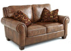 Steve Silver Silverado Loveseat w/ Two Accent Pillows in Metamorphosis Camel image