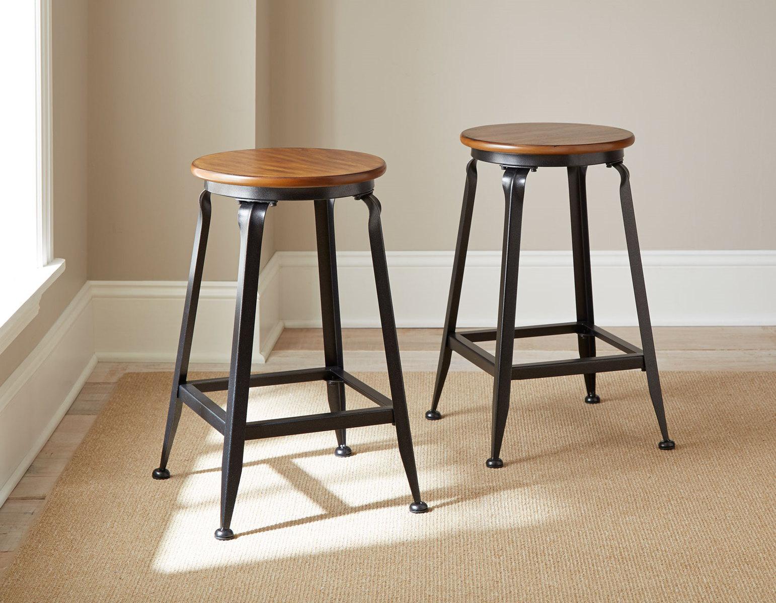 Steve Silver Adele Counter Stool in Brown (Set of 2) Nick's