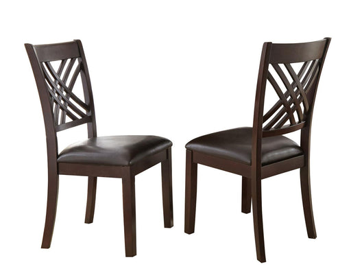 Steve Silver Adrian Side Chair in Espresso Cherry (Set of 2) image