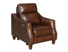 Steve Silver Akari Leather Dual Power Recliner in English Chestnut image