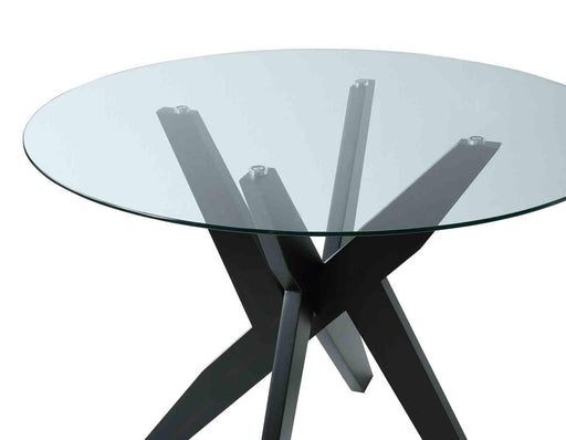 Steve Silver Amalie Round Dining Table in Black image