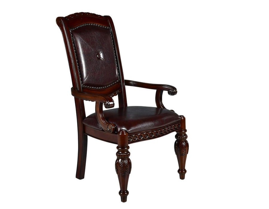 Steve Silver Antoinette Arm Chair (Set of 2) in Rich Cherry image