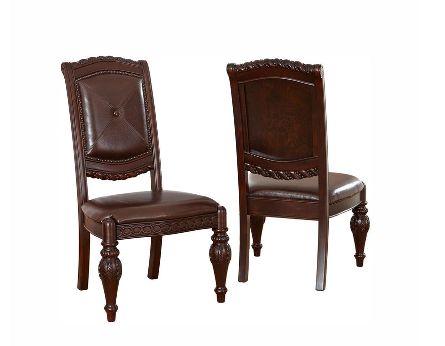 Steve Silver Antoinette Side Chair (Set of 2) in Rich Cherry image