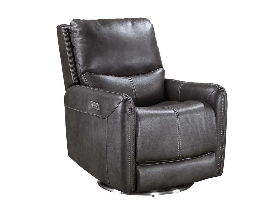 Steve Silver Athens Triple-Power 360 Degree Swivel Motion Chair in Charcoal image