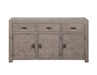 Steve Silver Auckland Reclaimed Wood Server in Weathered Grey image