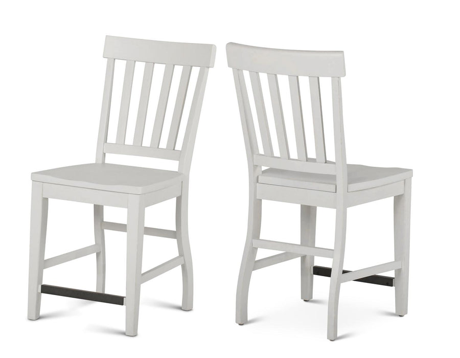 Steve Silver Cayla Counter Chair in Antique White (Set of 2) image