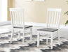 Steve Silver Caylie Side Chair in Two-tone Ivory and Driftwood (Set of 2) image