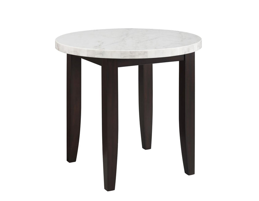 Steve Silver Francis Marble Top Counter Table in Cordovan Dark Cherry image