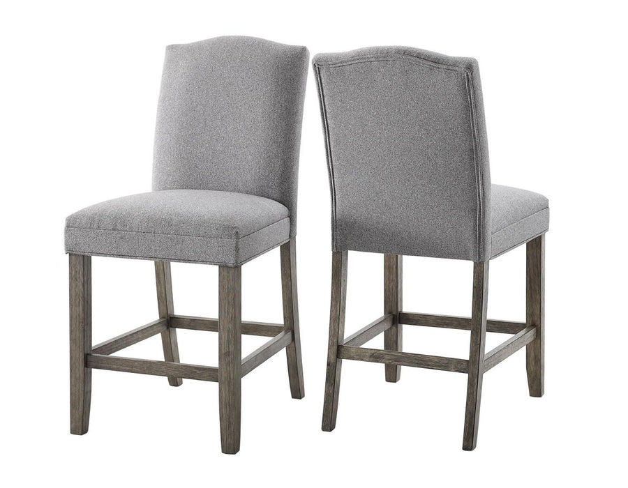 Steve Silver Grayson Counter Chair in Driftwood (Set of 2) image