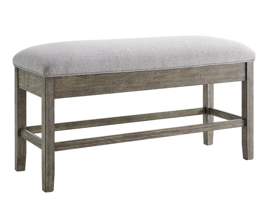 Steve Silver Grayson Storage Counter Bench in Driftwood image