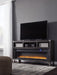 Todoe TV Stand w/LED Fireplace included - Nick's Furniture (IL)